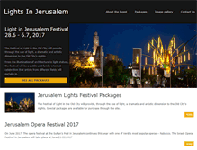 Tablet Screenshot of lights-in-jerusalem.com